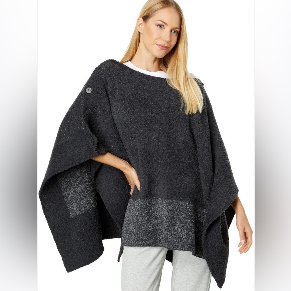 Barefoot Dreams Cozychic Coastline Pullover Poncho
